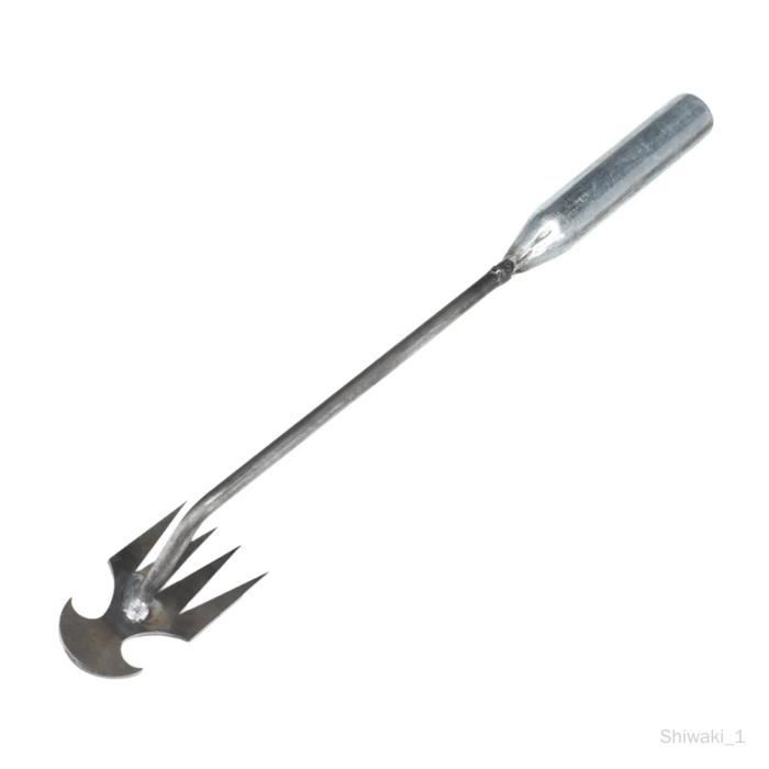 Râteau à Main Désherbage 4/5/6/7 Dents - Acier Carbone - Pour Jardin, Désherbage, Nivellement