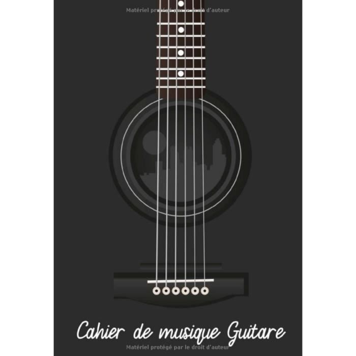 Cahier De Musique Guitare 100 Pages De Tablatures Et Diagrammes D Accords Format Pour Guitariste Debutant Ou Confirme Cdiscount Beaux Arts Et Loisirs Creatifs