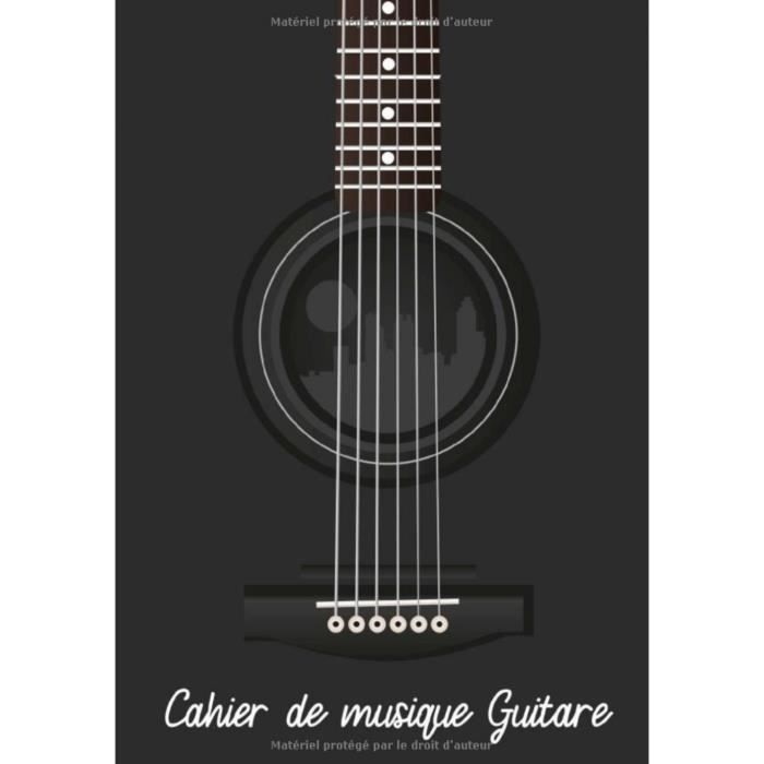 Bloc tablatures spécial guitare - 100 pages A4