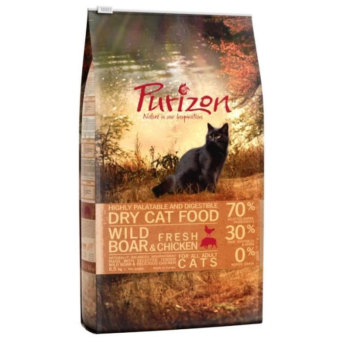 Purizon Adult Sanglier Sans Cereales Pour Chat 6 5 Kg Cdiscount