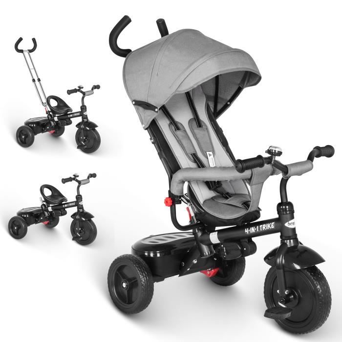 Tricycle enfant ERUM : sécurisant, confortable et évolutif Le tricy