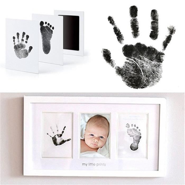 Cadre Photo Bebe Avec Empreinte En Platre 33x18cm Cadre Photo Kit Empreinte Main Et Pied Achat Vente Ebauchoir Incisette Cadre Photo Bebe Avec Empre Cdiscount