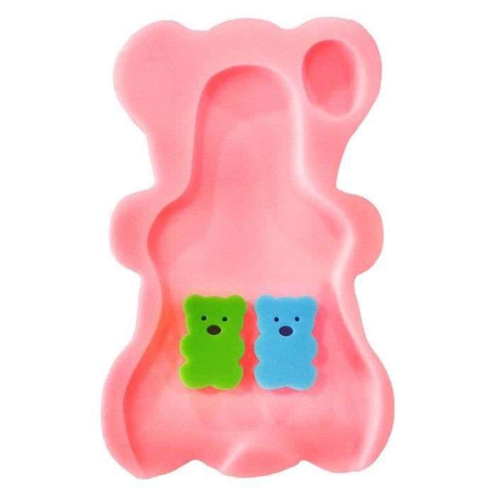 Tapis Eponge Cartoon Bebe Bain Rose Cdiscount Puericulture Eveil Bebe