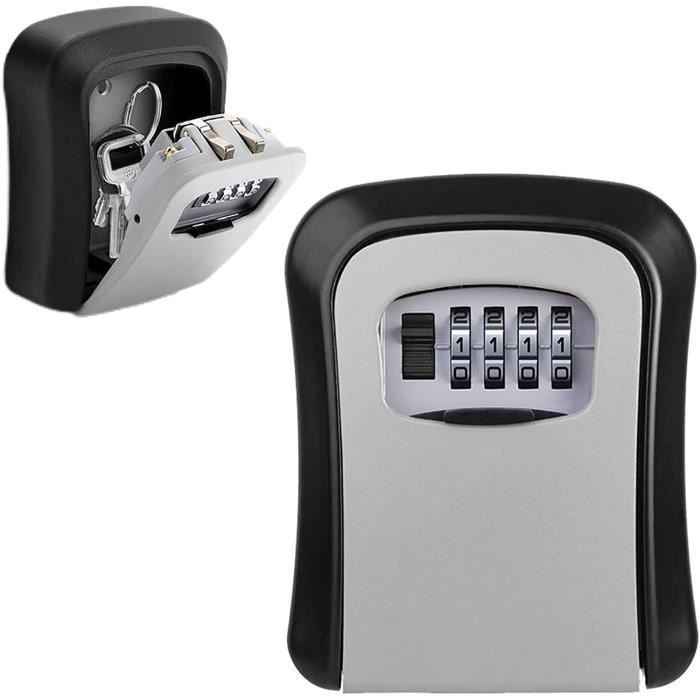 Cofe-fort à Empreintes Digitales, Mini Cofe-fort Pour Clé, Carte D'identité, Bijoux, Boîte De Rangement De Sécurité, Boîte De Verrouillage Par Mot De Passe, Cofe-fort Secret Intelligent Caché