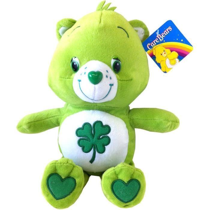 Peluche Les Bisounours 40 cm vert trêfle - Cdiscount Jeux - Jouets