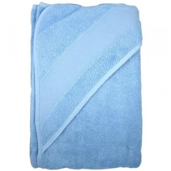 Serviette De Bain Bebe Avec Capuche A Broder 75x75cm 140 Bleu Cdiscount Puericulture Eveil Bebe