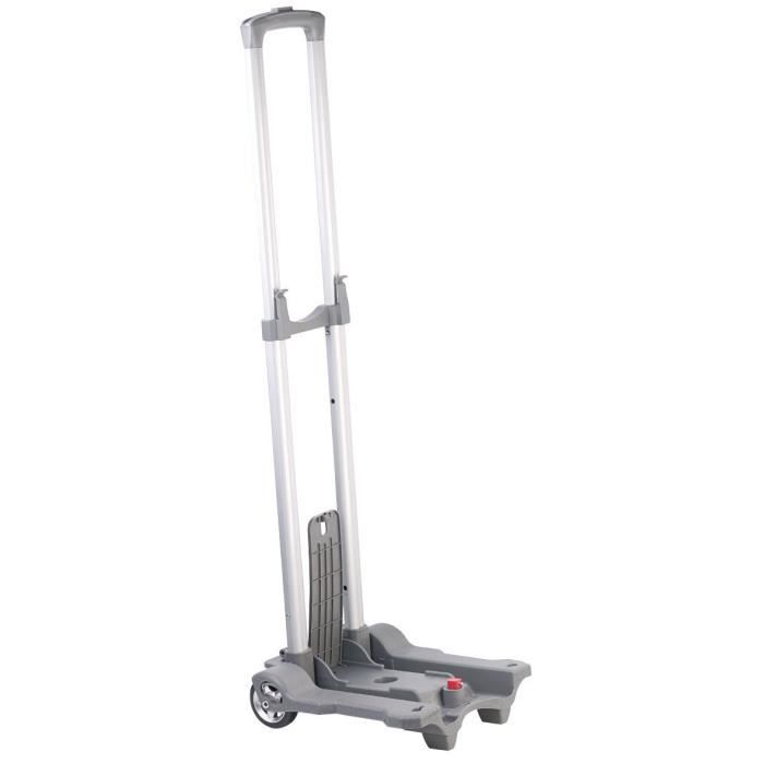 T-EQUIP Noir FST-50S Diable compact et pliable en aluminium avec charge maximale de 50/ kg