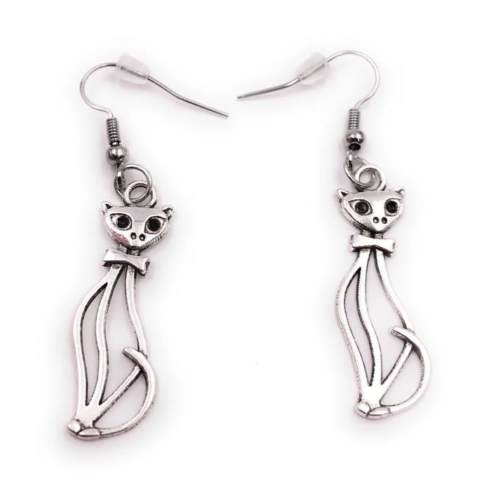 Onwomania Boucles D Oreilles Paire De Chat Long Velours Patte Pet Cat Kitty Boucle D Oreille En Metal Boucles D Oreilles Achat Vente Boucle D Oreille Onwomania Boucles D Oreilles Argent Argente