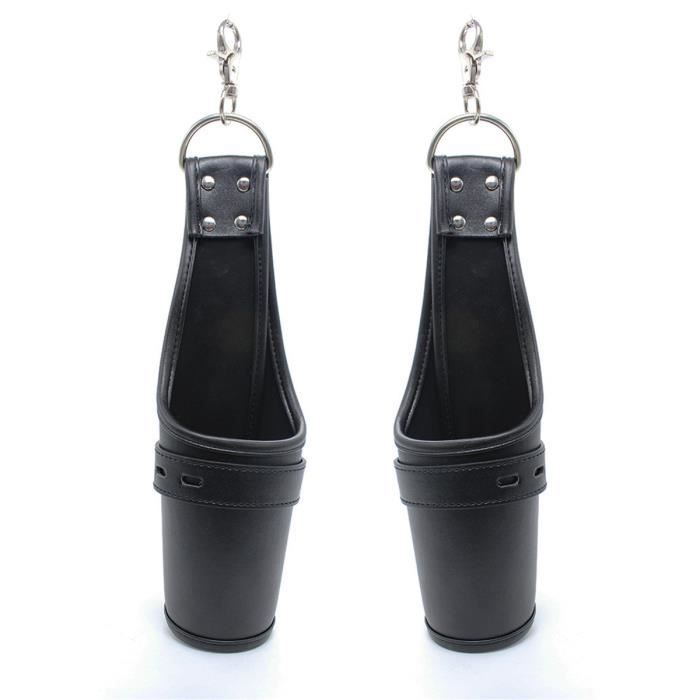 Kit Bondage Menottes Chevilles + Collier - Cuir PU - Jouets Sexuels Pour Femmes - Neuf