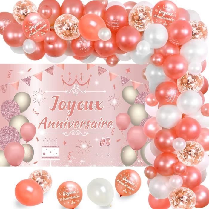 Decoration Anniversaire Femme Fille Joyeux Anniversaire