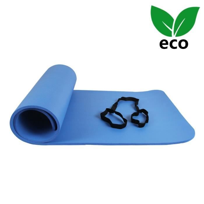 Épais Exercice Yoga tapis de sol 24 X 71 Camping Cardio Entraînement Pilates Gymnastique 