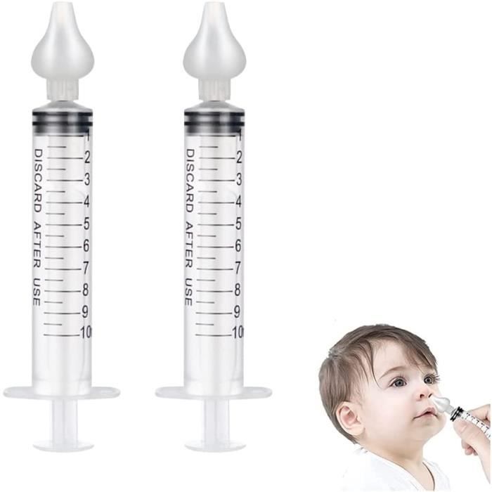 Kit Siringa Nasale Bebe Mosca - 6 Siringhe + Punte Silicone + Accessori, Senza BPA, Per Lavaggi Nasali - Foto 4