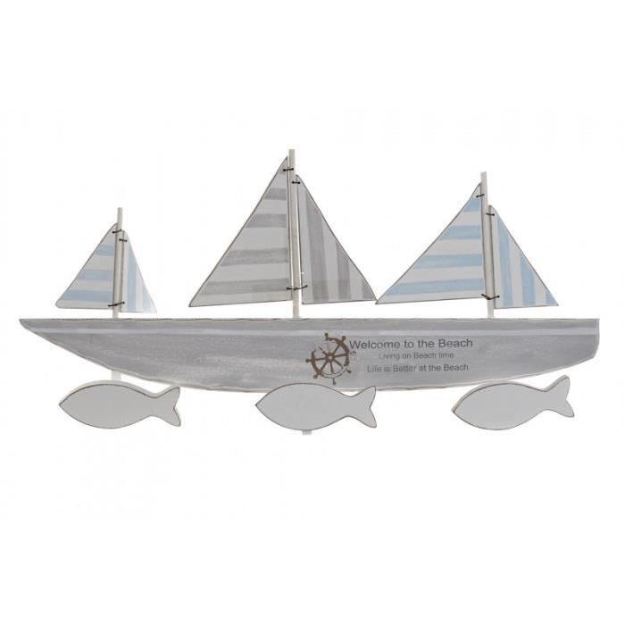 Art Deco 13233SG Portemanteau Murale Marine 30 cm
