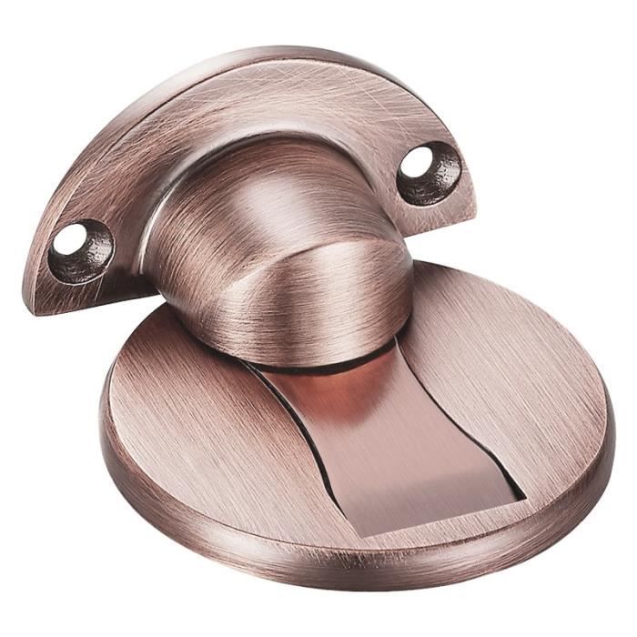 2 PCS Arrêt De Porte Magnétique, Butoir De Porte En Acier Inoxydable Avec Ruban Adhesif Double Face 3m Ou Vis Inutile De Forageforage Double Usage 82936489