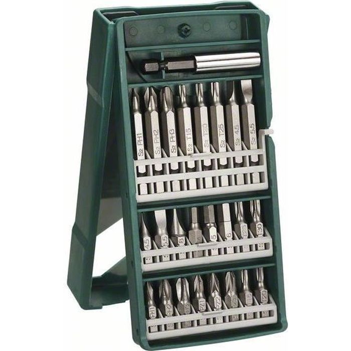 BOSCH Accessoires - mini set de 25 pièces pour vissage -