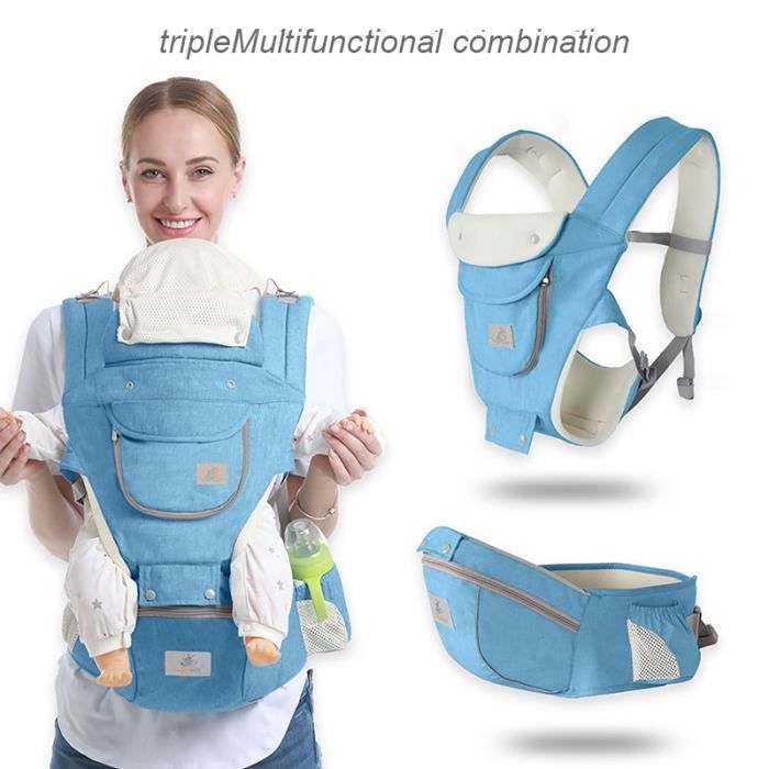 Gabesy – sac à dos ergonomique pour bébé de 0 à 36 mois portebébé face avant tabouret de taille sac de rangemt pour bébé