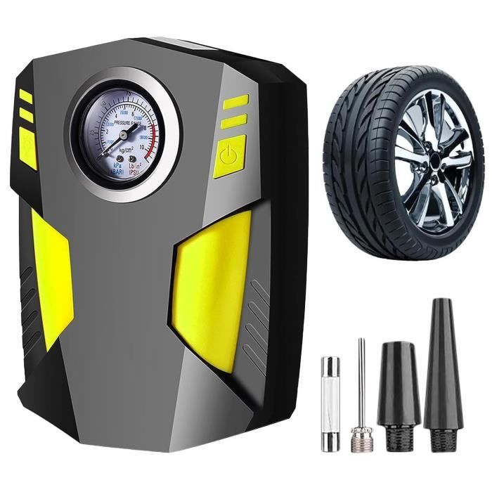 Gonfleur De Pneu Portable 20V EXIT - 150 PSI, Arrêt Auto, Débit 330 L/min, Lumière LED, Pour Voiture, Vélo, Ballons - 9