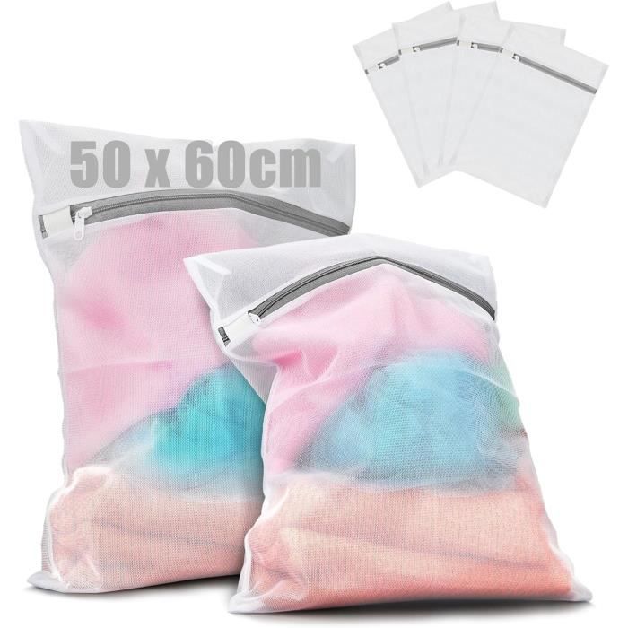 Ahigh Filet Linge Machine à Laver, 4 Set Filet à Linge 60 X 50 Cm, Sacs