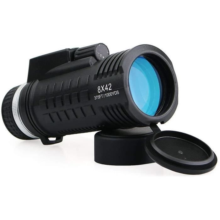 Télescope Monoculaire étanche HD 8x42 Avec Sangle à Main, Lentille - 9