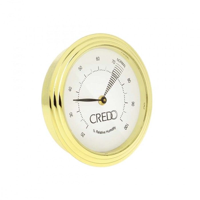 hygromètre chromé credo 55 mm