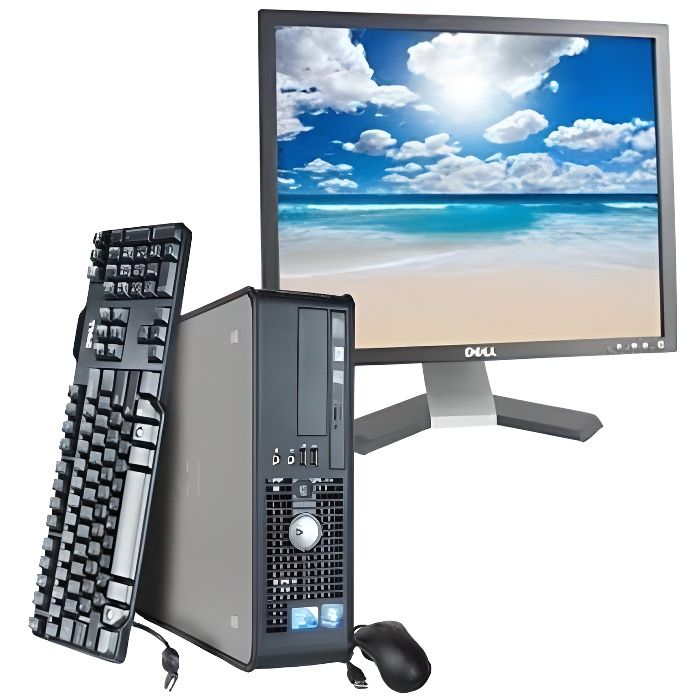  OPTIPLEX 780 - 4Go - Windows 7 + TFT 19"