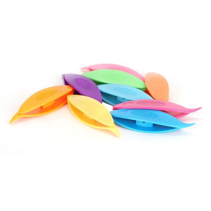 Kit 5 Navettes De Frivolité Colorées - Plastique - Pour Dentelle à La Main DIY - Taille 8 Cm - 11