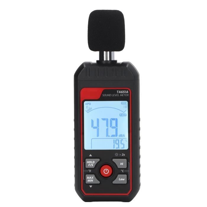 Capteur De Bruit En Acier Inoxydable, Type à Longue Tige Decibel De Qualite Industrielle Pour Industrie 97082443