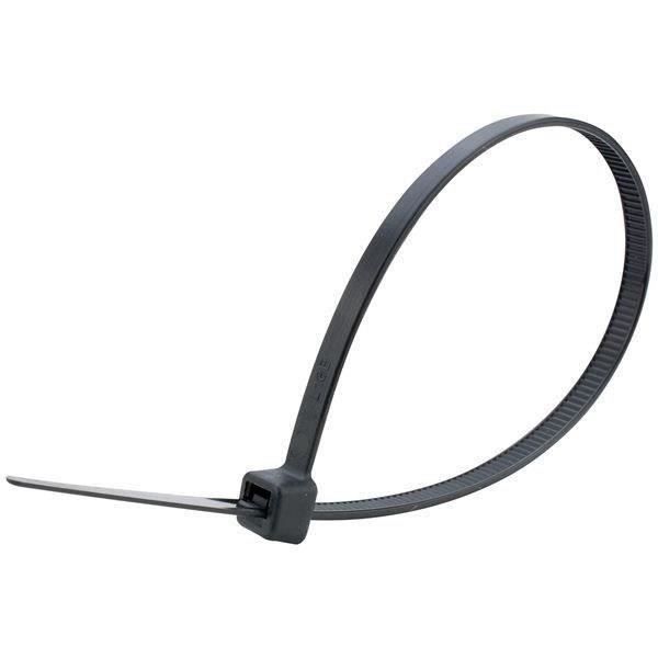 ELECTRALINE Collier Rilsan - 9 x 265 mm - Noir - x100 unités