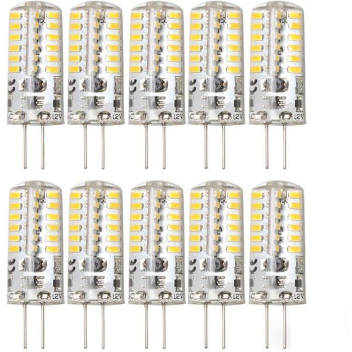 10x G4 LED Ampoule Dc 12V Lampes SMD �� Variation Refroidir / Blanc