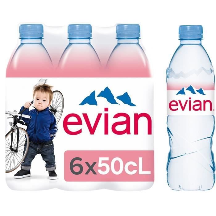 Lot De 4 Evian Eau Minerale Naturelle 6 X 50 Cl Cdiscount Au Quotidien
