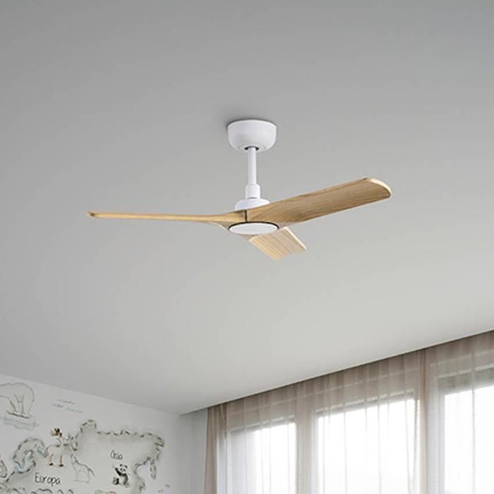 Ventilateur de plafond - FARO BARCELONA - HEYWOOD S 33805 - Blanc - Ø90 cm - Télécommande incluse - Far