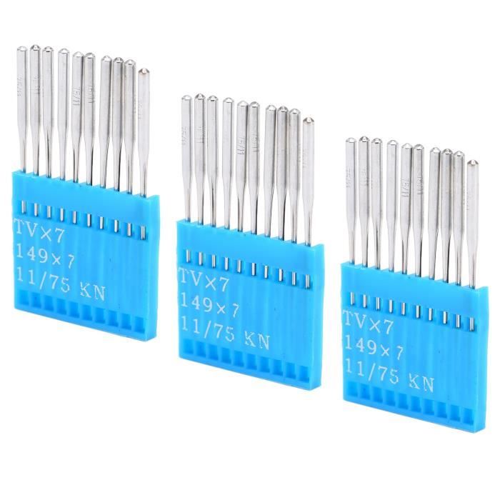 Lot Aiguilles #75 #90 Lot De 5 Aiguilles à Broder Organ - Tailles #75 à #90 - Pour Machine à Broder Taille 75 à 90