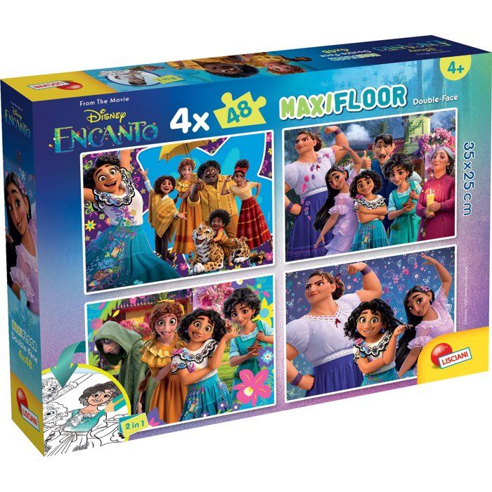Lisciani giochi Puzzle enfant Encanto Maxifloor 4x48 - vue 2