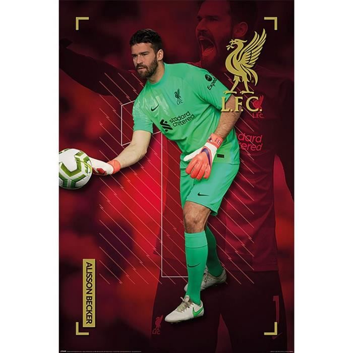 Liverpool FC - Poster ALISSON - Cdiscount Maison