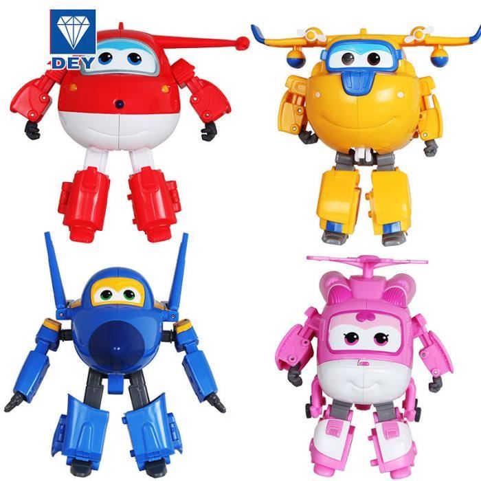 4pcs/set ailes Super jouets Mini avions modèle Transformation avion ...