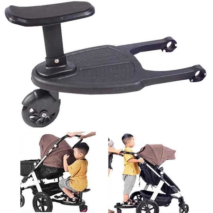 Planche Poussette Universelle,Skate Poussette Universelle avec Siège,Marche  Pied Poussette pour bébé pour Enfants de 2 à 7 Ans ,55lb - Cdiscount Sport