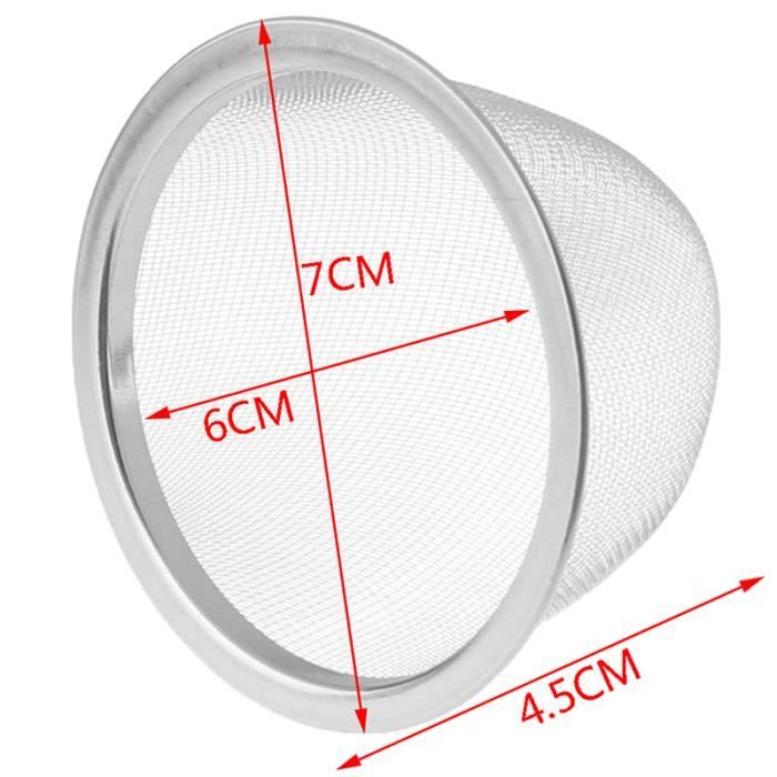 Boule à Thé En Acier Inoxydable - Infuseur à Mailles Fines Pour Thé, Café, Matcha - Idéal Cuisine, Voyage, Camping - 5