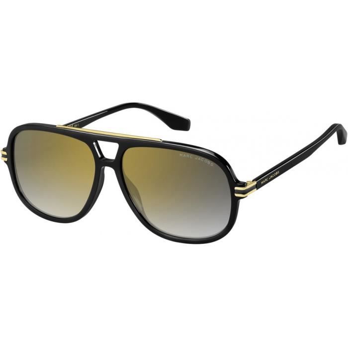 Marc Jacobs lunettes de soleil Marc 468 S homme pilote noir gris