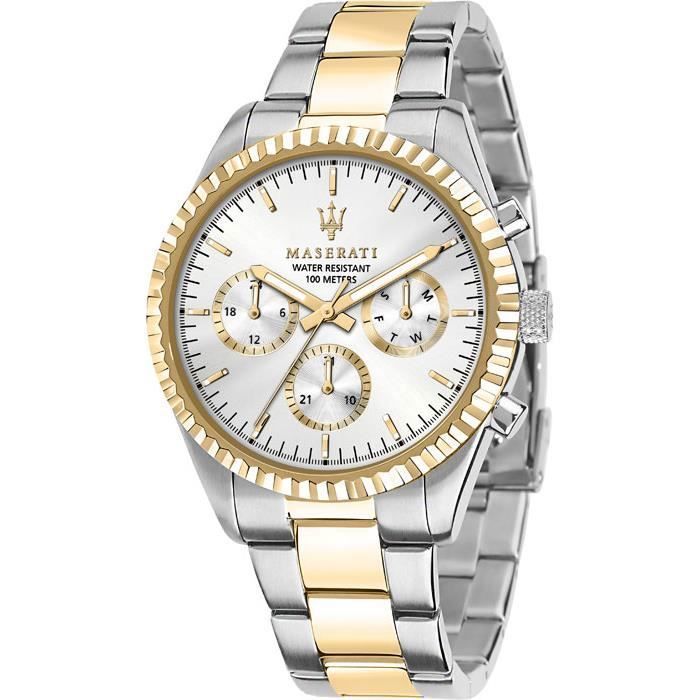 Montre - Maserati - R8853100021 - Analogique - Acier inoxydable - Cadran blanc