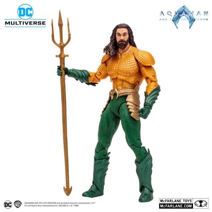 Aquaman et le Royaume perdu figurine DC Multiverse Aquaman 18 cm
