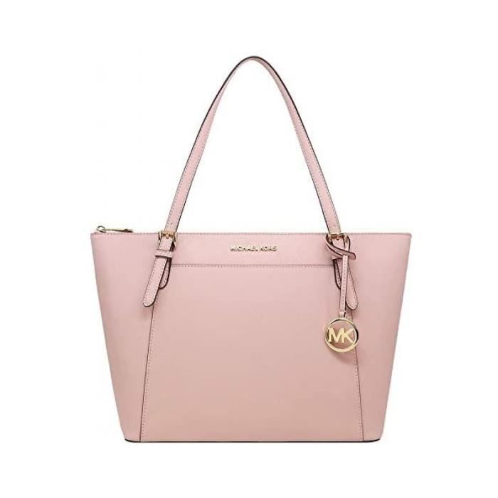 Sac cabas iconique en cuir PU Michael Kors Femme U Rose Cdiscount Bagagerie Maroquinerie
