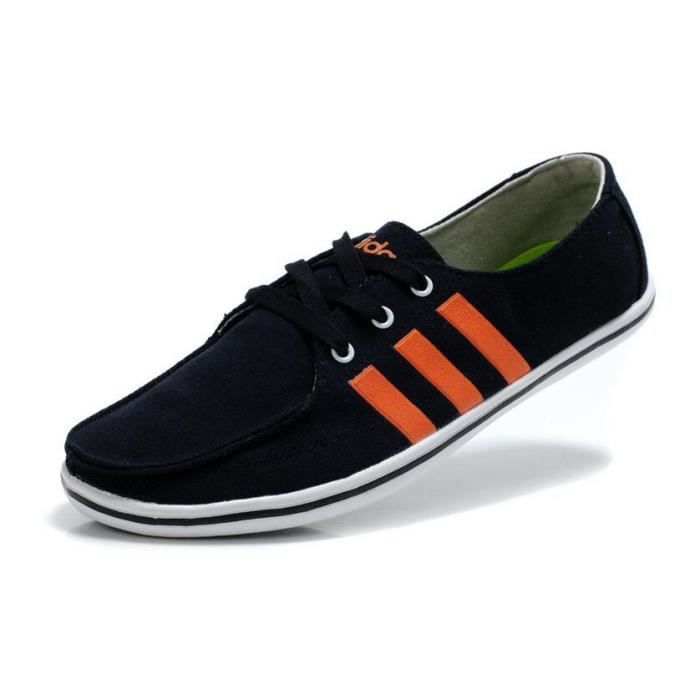 Basket adidas homme noir et orange discount