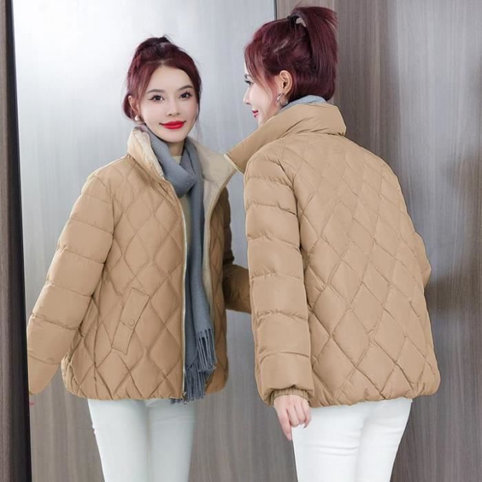 Doudoune Hiver Femme Manteau à Capuche Chaud Et Élégant - Parka Polaire Avec Poches