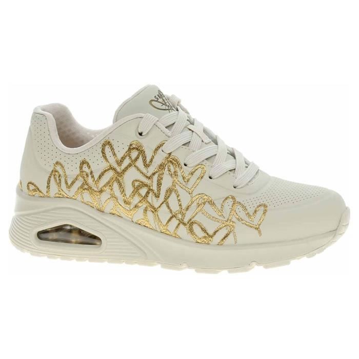 Skechers Chaussures Skechers 177975NTGD - SKECHERS - Femme - Beige - Synthétique - Plat - Lacets