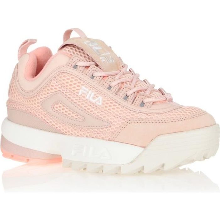 chaussure fila rose pas cher