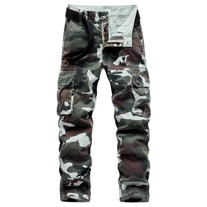 Pantalon sales homme camouflage