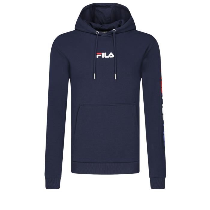 Chandail à capuchon, FILA HOMMES SATRIA sweat à capuche 687985 Homme bleu
