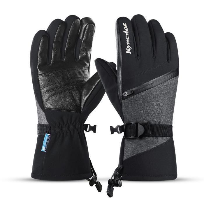 Paire De Moufles Antidérapantes Bowling Homme – Silicone/Lycra, Respirant, Fermeture Auto-agrippante, Tailles M/L