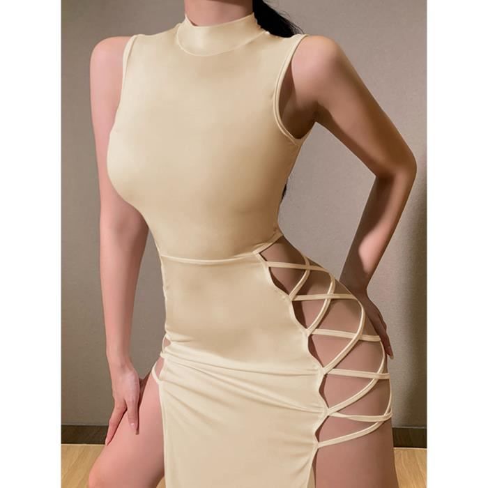 Robe Noire Sans Manches Sally Miller - Taille 12 (L), Genoux, Occasion En Excellent état
