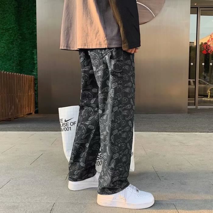 Pantalon Cargo Lin Pour Homme - Coupe Ample, Jambe Droite Longue, Style Y2K, Idéal été Et Automne, Tendance 2025 - 11